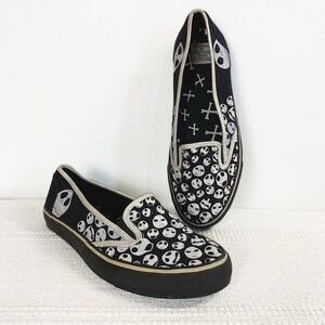 The Nightmare Before Christmas Jack Skellington Slip on Shoes Womens size 9